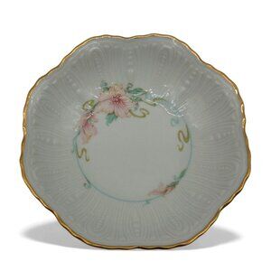 LIMOGES France J L Bradshaw Floral Dish Vintage